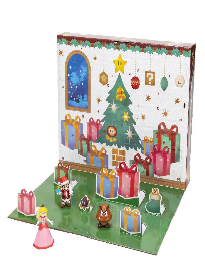 Super Mario Advent Calendar 2022 Limited Christmas Edition! - Never Before Seen Santa Mario, Snowman Mario & Luigi [Amazon Exclusive] - Image 2