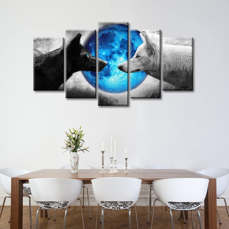 DJSYLIFE Wolf Canvas Wall Art Set - Image 5