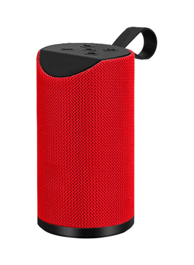 NIBEMINENT Portable Wireless 3D Stereo Speaker Red