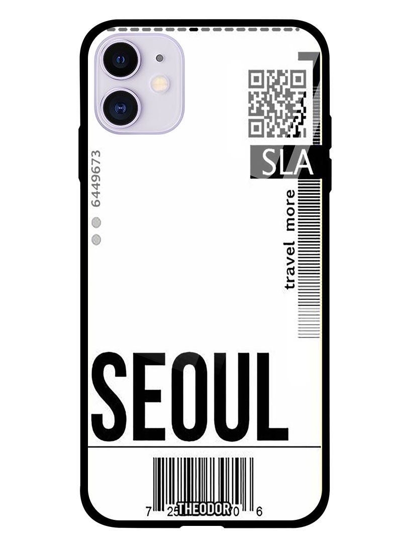 Theodor Protective Tempered Glass Case Cover IPHONE 12 6.1  Seoul - Image 1