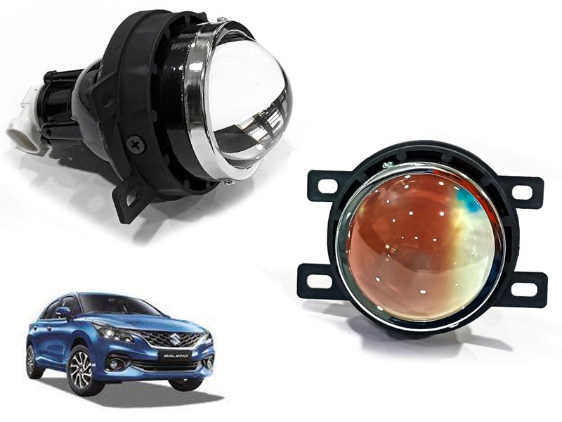 Auto Pearl High Power Fog light 3 inch Quartz H11 Halogen Bulb Projector DRL Fog light for New Baleno (Pack of 2) - Image 1