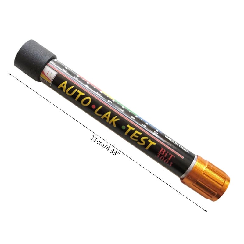 ASYWISH Paint Thickness Tester Meter Gauge Car Body Damage Detector With Magnetic Tip & Measurement Scale Crash-Test Check Car Body Damage Detector With Magnetic Tip Paint Thickness Tester Meter Gauge Car - Image 2