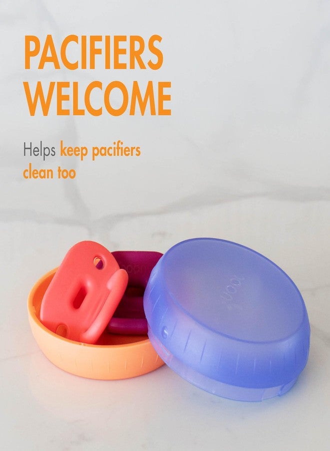 Boon Nursh Storage Buns for Baby Feeding Essentials - Baby Bottle Organizer and Storage - Holds Nursh Bottle Pouches, Nipples, and Pacifiers - Baby Bottle-Feeding Supplies - Color Block - 3 Count - Image 4