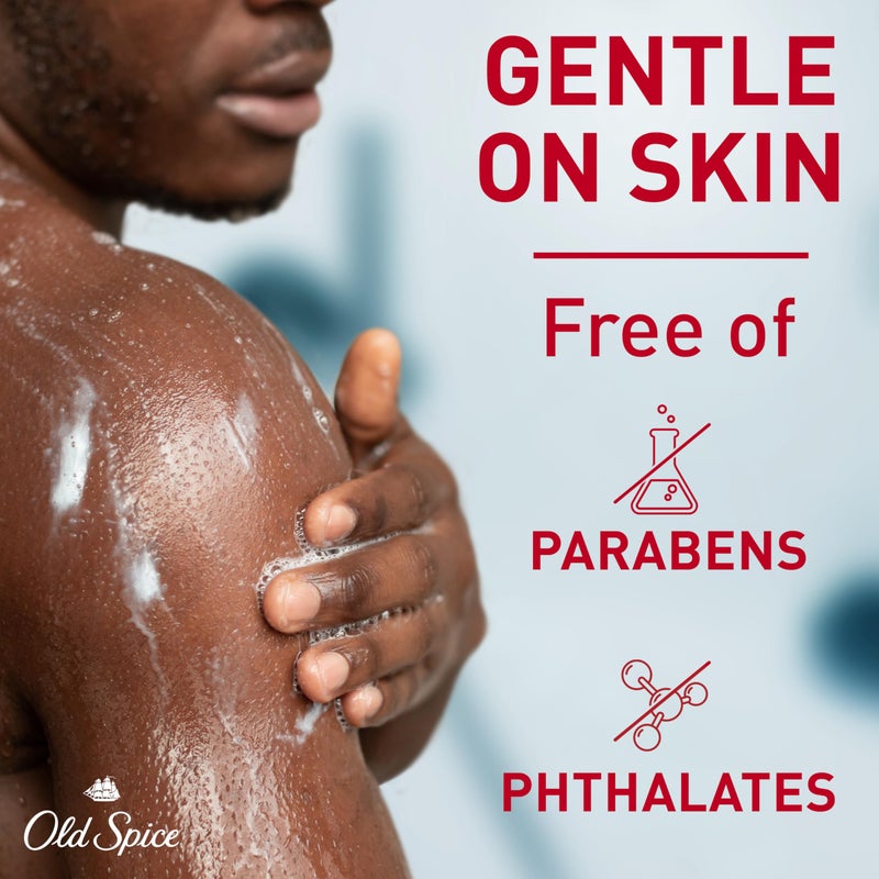 Old Spice Body Wash GentleManâ€™s Super Hydration for Men, 24/7 Renewing Moisture, Gentle on Skin with Skin Conditioners, Deep Sea with Ocean Waves + Kelp Scent, 20 oz - Image 4