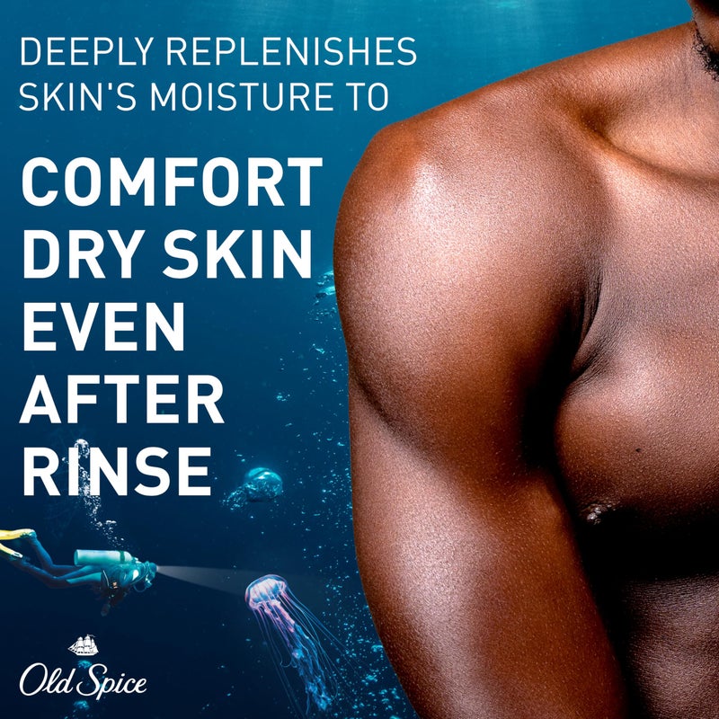 Old Spice Body Wash GentleManâ€™s Super Hydration for Men, 24/7 Renewing Moisture, Gentle on Skin with Skin Conditioners, Deep Sea with Ocean Waves + Kelp Scent, 20 oz - Image 5