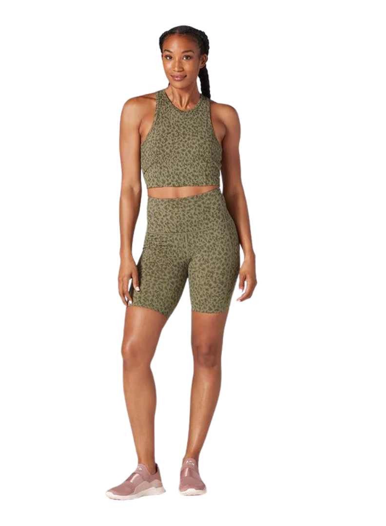 TAVI ACTIVE LONG LINE BRA OLIVE LEOPARD SMALL - Image 3