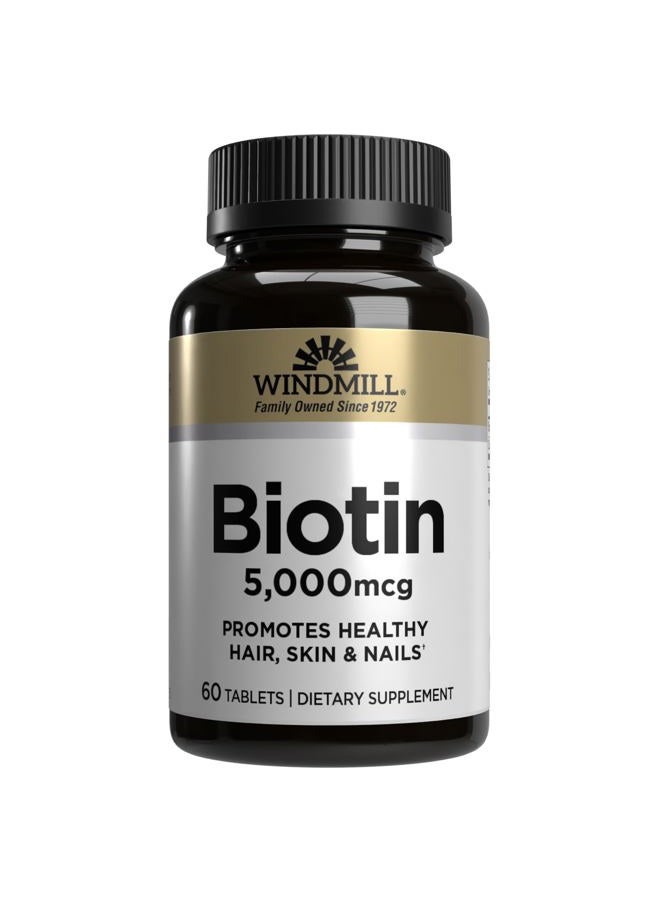 WINDMILL Biotin Mcg Tabs 'S 60 - Image 1