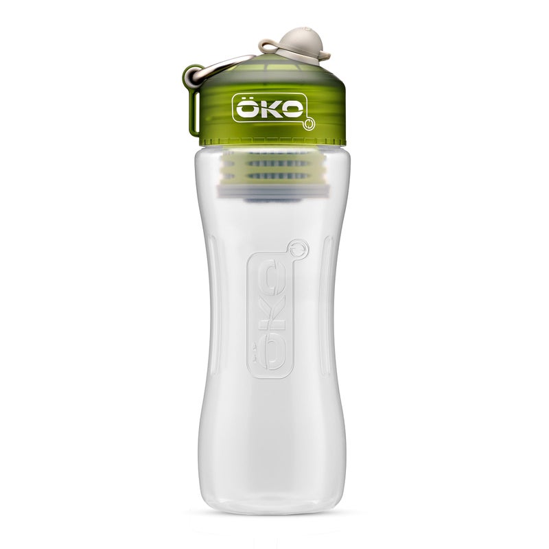 OKO KO H2O Purification Water Bottle with Advanced Filtration Portable Water Filter Bottle for Travel Hiking On the Go BPAFree Reusable Bottle Long Lasting 100 Gallon Filter 22 Oz - Image 2