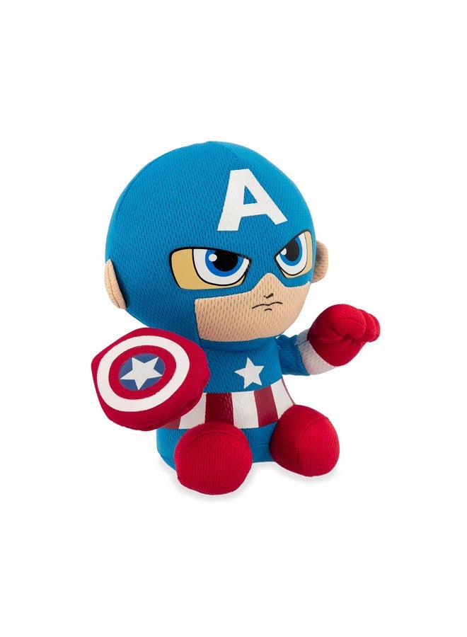 Ty Captain America Plush, Blue/Red/White, Regular - Image 2