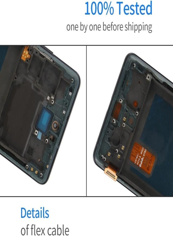 Yoidesu For Galaxy S20 FE 5G Screen Replacement, Full Assembly Touch Screen Digitizer LCD Display With Frame, Phone Screen Replacement Assembly With - Image 4