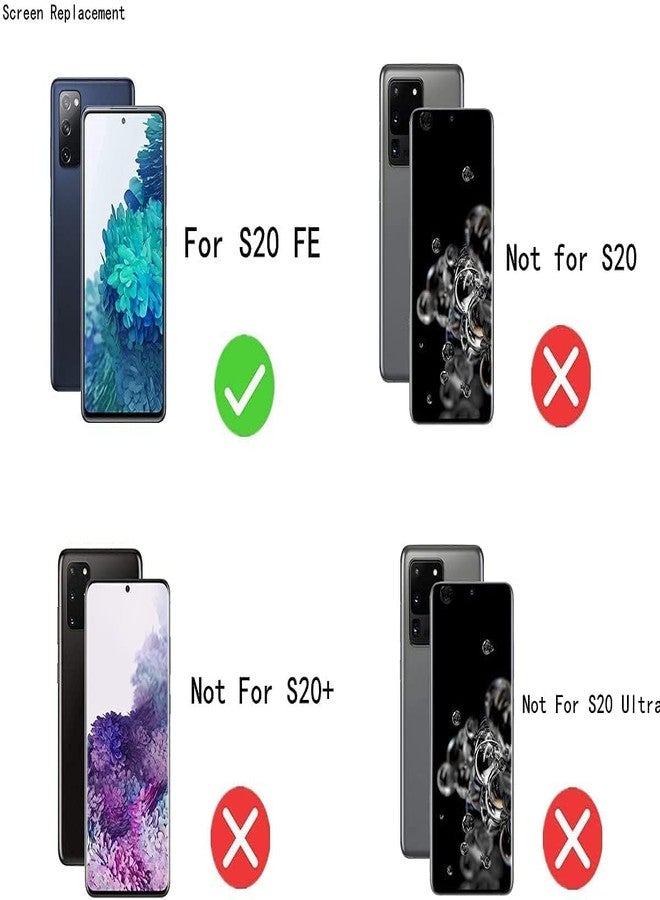 Yoidesu For Galaxy S20 FE 5G Screen Replacement, Full Assembly Touch Screen Digitizer LCD Display With Frame, Phone Screen Replacement Assembly With - Image 3