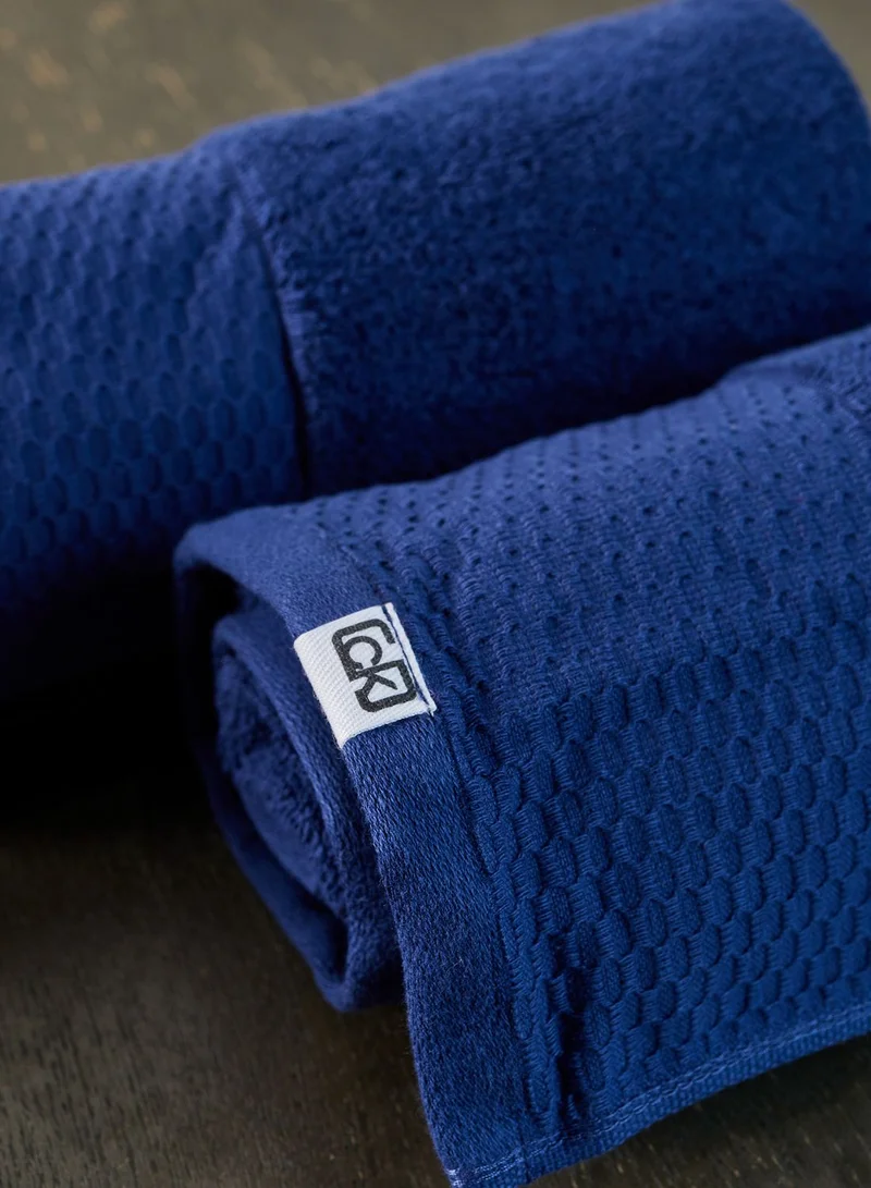 CALVIN KLEIN Set Of 2 Riverstone Hand Towels 50X100Cm