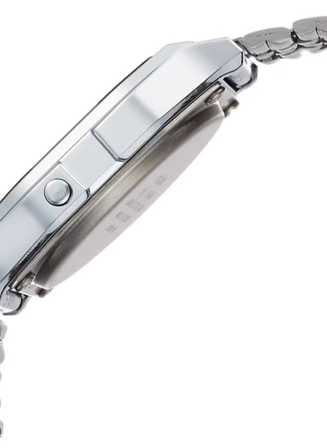 CASIO - Men's Water Resistant Stainless Steel Digital Casio Watch A-159W - 33 mm - Silver - Image 1