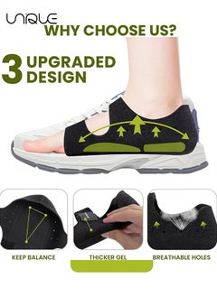 Unique Plantar Fasciitis Heel Protector - Heel Cups with Arch Support for Women & Men - Adjustable Straps - for Heel Spur Pain, Achilles Tendonitis, Dry Cracked Feet - Heel Inserts Cushion for Women and Men (Black）  - Image 4