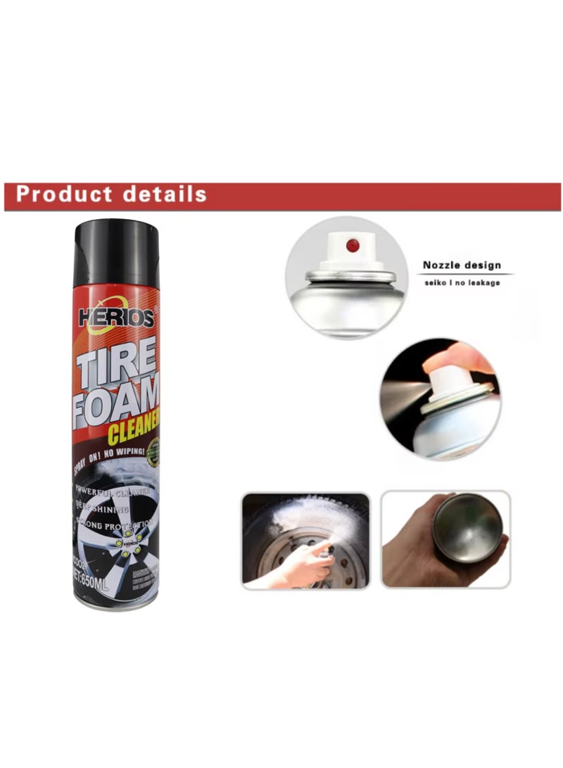 Herios Tire Foam 650ml - Image 4