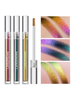 3 Pack Multichrome Liquid Eyeshadow, Chameleon Metallic Color Shifting, One-Swipe Coverage, Quick-Drying & Waterproof, Holographic Glitter Shimmer Eye Shadow Makeup Set (3 Pack Gift Kit) - pzsku/Z982F8474791F85DEC13FZ/45/_/1733729884/7adcfd32-4f35-44cd-b776-1636e3275344