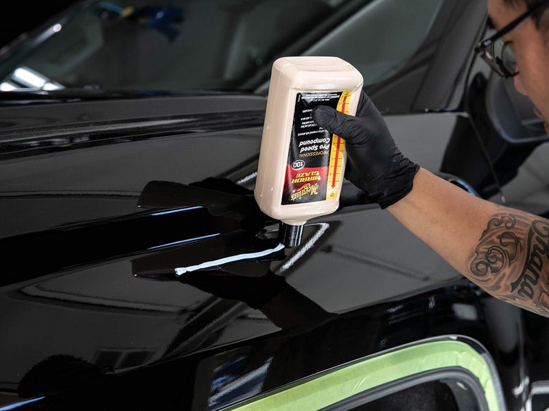 Meguiar's Pro Speed Compound M10032 - Fast-Cutting Compound for Heavy Scratch and Swirl Removal - Professional Car Polish - Compound That Removes up to 1200 Grit Sanding Marks, 32 Oz - Image 3
