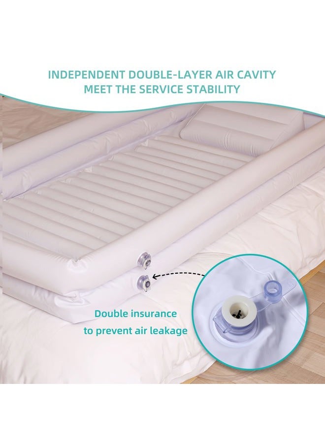 Fanwer Medical Inflatable Bathtub Shower Bath Basin Kit with Excellent Electric air Pump for Geriatric, Elderly, Disabled, Seniors, Bedridden Patients, Handicapped, Bath in Bed - Image 2