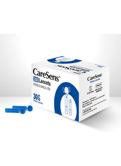 CareSens CareSens Sterile Single Use Ultra Thin 30G Universal Designed Lancets (300 Counts) for Minimizing Skin Discomfort and Pain 