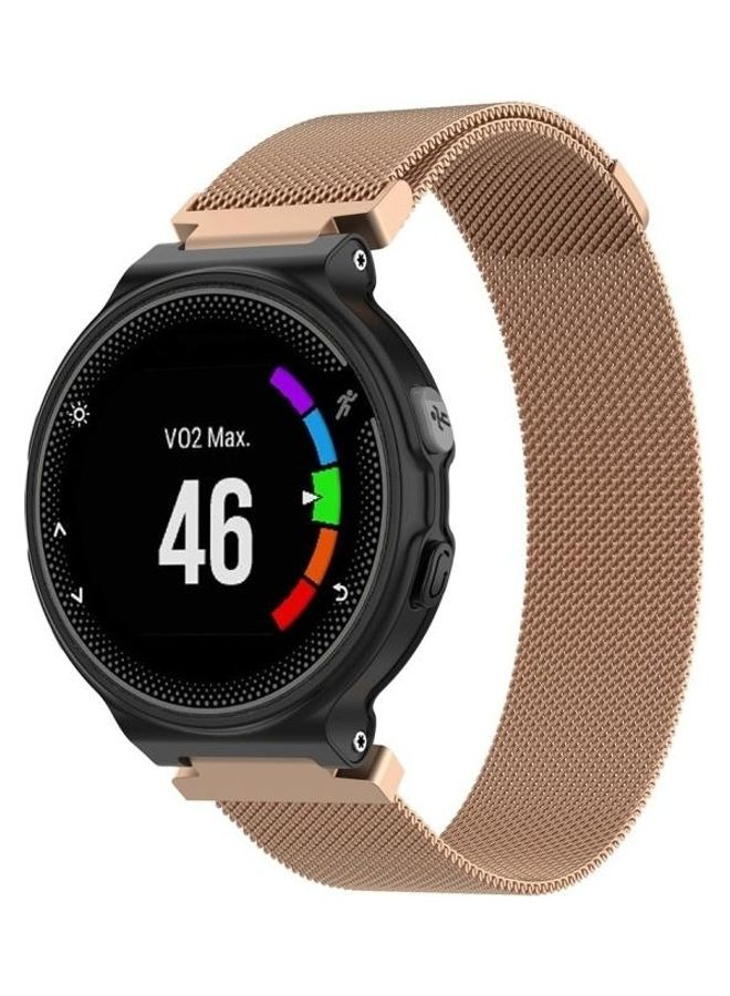 بي جي إم سوار معصم ميلانيز لساعة جارمن فوررنر ذهبي - Image 1