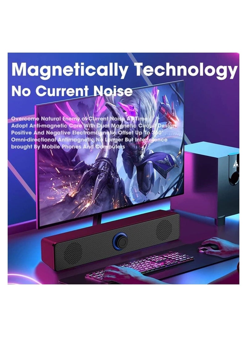 NIBEMINENT Portable Bluetooth Speaker with Deep Bass 360° Surround Sound and Anti-Magnetic Technology for Laptops Multimedia Playback.  - Image 2