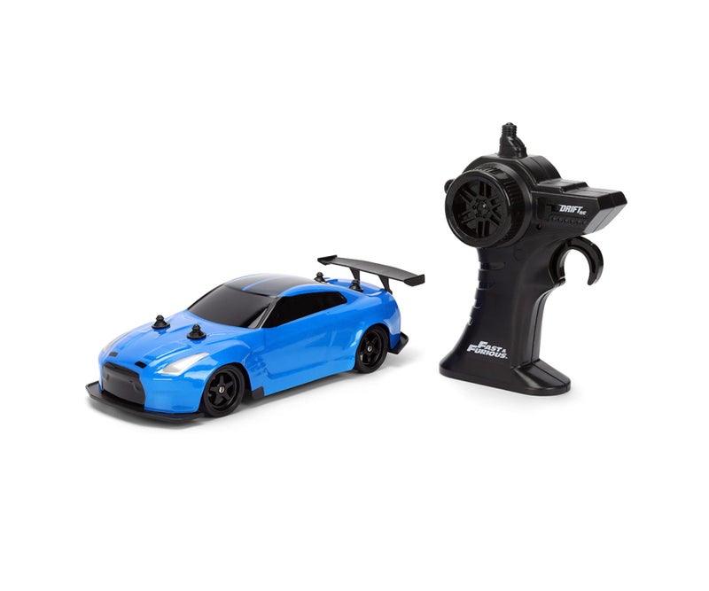 Jada Elite Fast & Furious 2009 Nissan GT-R (R35) Ben Sopra RC Car (1:24, Blue) - Image 2