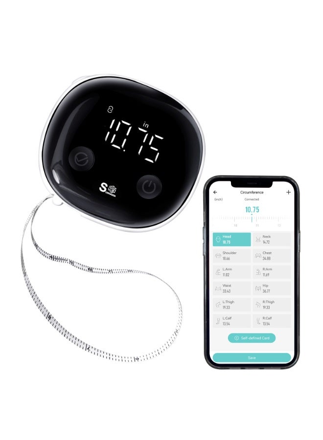 WELLAND Smart Digital Body Tape Measure | Bluetooth Fitdays APP | LED Display | Type-C Rechargeable | Accurate Body Measurement | Multi-User Support - Image 5