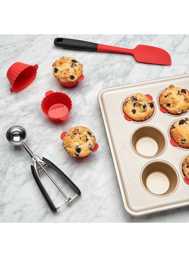 أوكسو مغرفة كوكيز متوسطة الحجم من أوكسو جود جريبس، أسود/فضي - Image 3