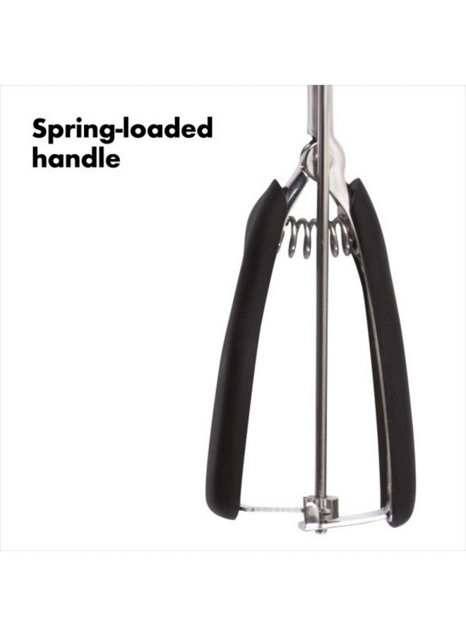 أوكسو مغرفة كوكيز متوسطة الحجم من أوكسو جود جريبس، أسود/فضي - Image 4