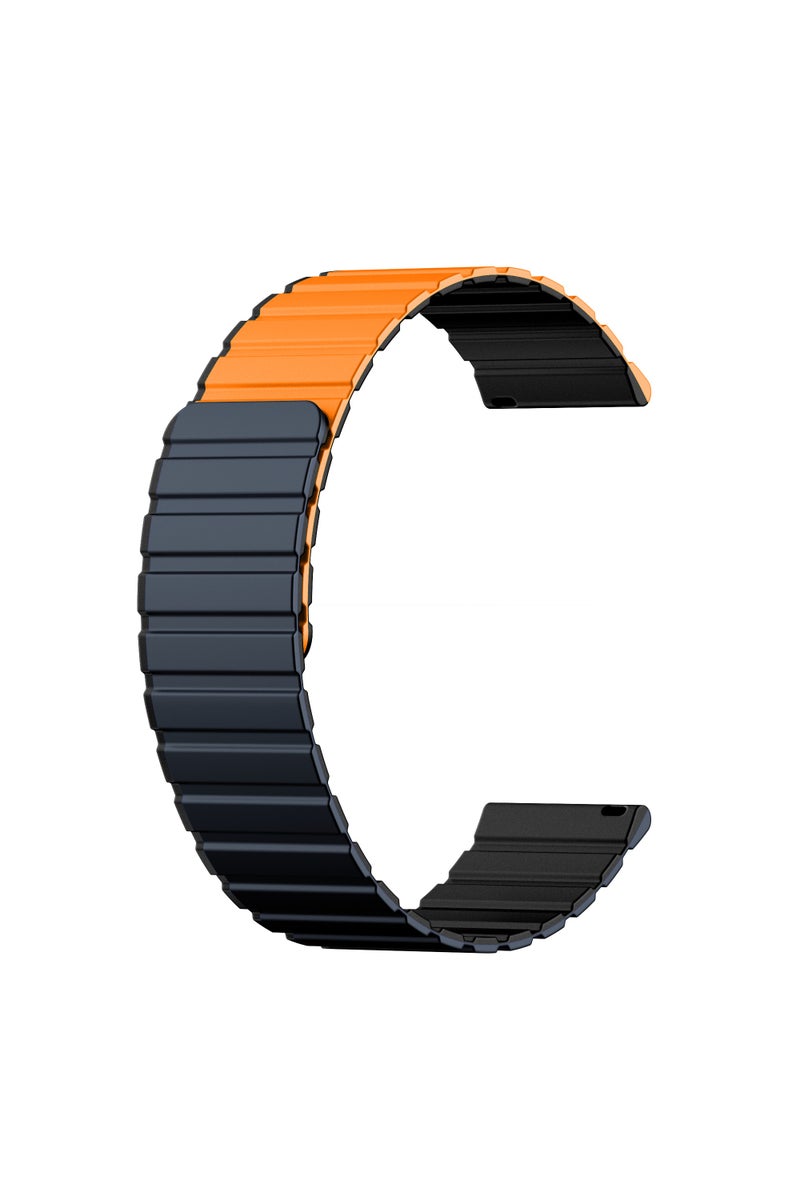 Kieslect 22MM Orange+Gray+Black Magnetic Strap - Image 2