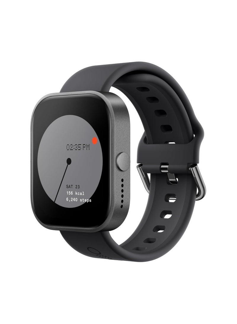 CMF cmf by NOTHING Watch Pro Smartwatch – Bluetooth Calling, Vibrant AMOLED Display, IP68 Water Resistant, Real-Time Health Monitoring, Multi-Sport Modes, Long Battery Life, Customizable Watch Faces, Sleek Dark Grey Design, Perfect for Everyday Use - Image 1