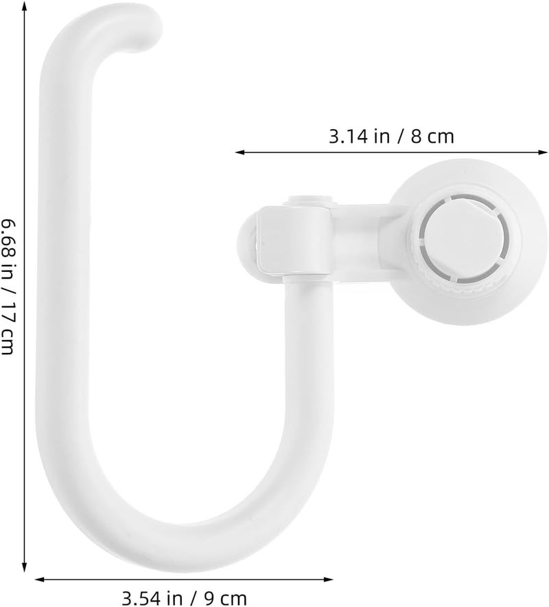 DOITOOL Suction Cup Toilet Paper Holder Wall Mounted, Suction Cup Bathroom Tissue Dispenser, No Drill Toilet Roll Holder for Kitchen and Washroom, White - Image 2
