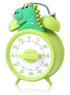 Creative 55-Minute Mechanical Kitchen Timer, Visual Countdown Alarm Clock for Kids and Adults, Durable Precision Timer in Alarm Clock Shape, Ideal for Classroom and Cooking Use.