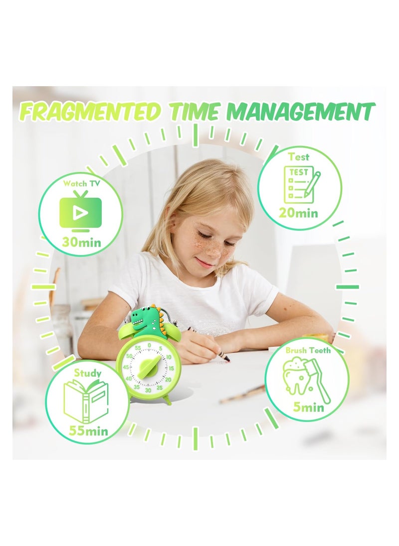 Generic - Creative 55-Minute Mechanical Kitchen Timer, Visual Countdown Alarm Clock for Kids and Adults, Durable Precision Timer in Alarm Clock Shape, Ideal for Classroom and Cooking Use. - Image 1