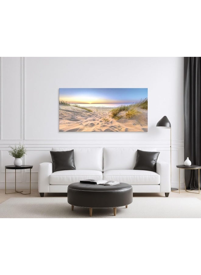 Muolunna BK06450 Sunset Ocean View Canvas Wall Art - Image 5