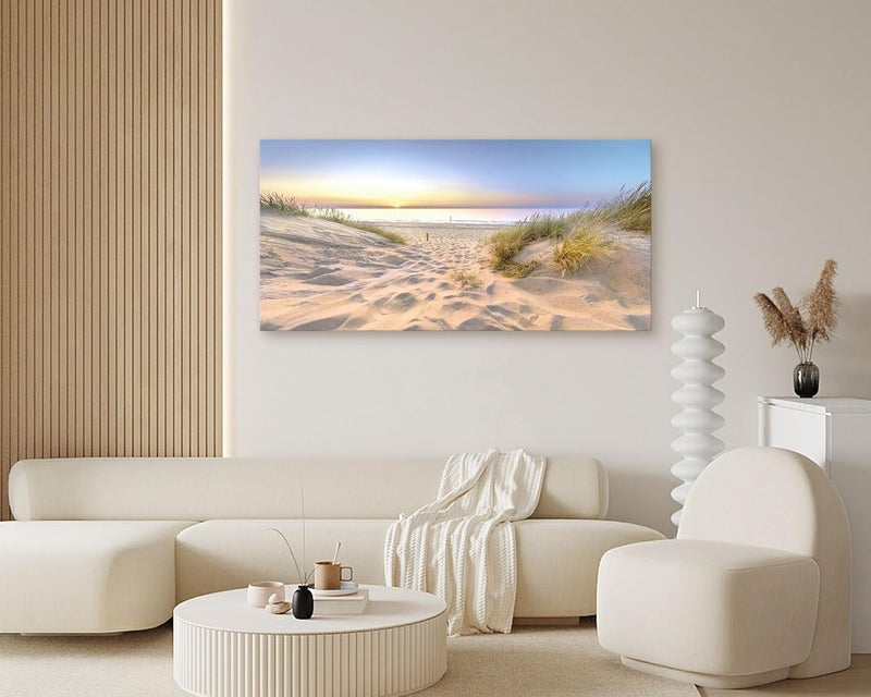 Muolunna BK06450 Sunset Ocean View Canvas Wall Art - Image 4
