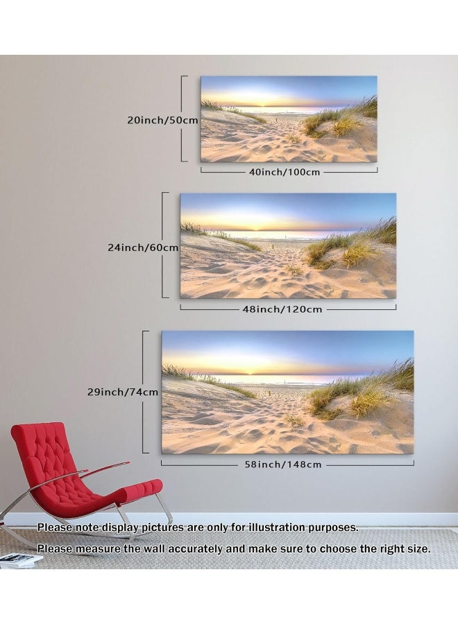 Muolunna BK06450 Sunset Ocean View Canvas Wall Art - Image 2
