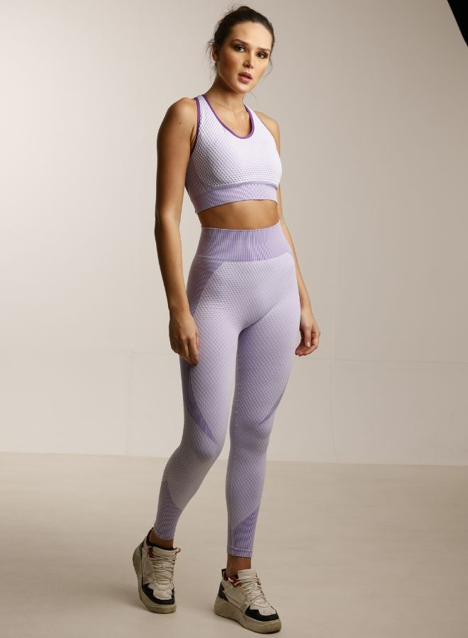 Mei Stylish Gym Fitness Yoga Workout Sports Top and Pant Tracksuit Set - Image 1