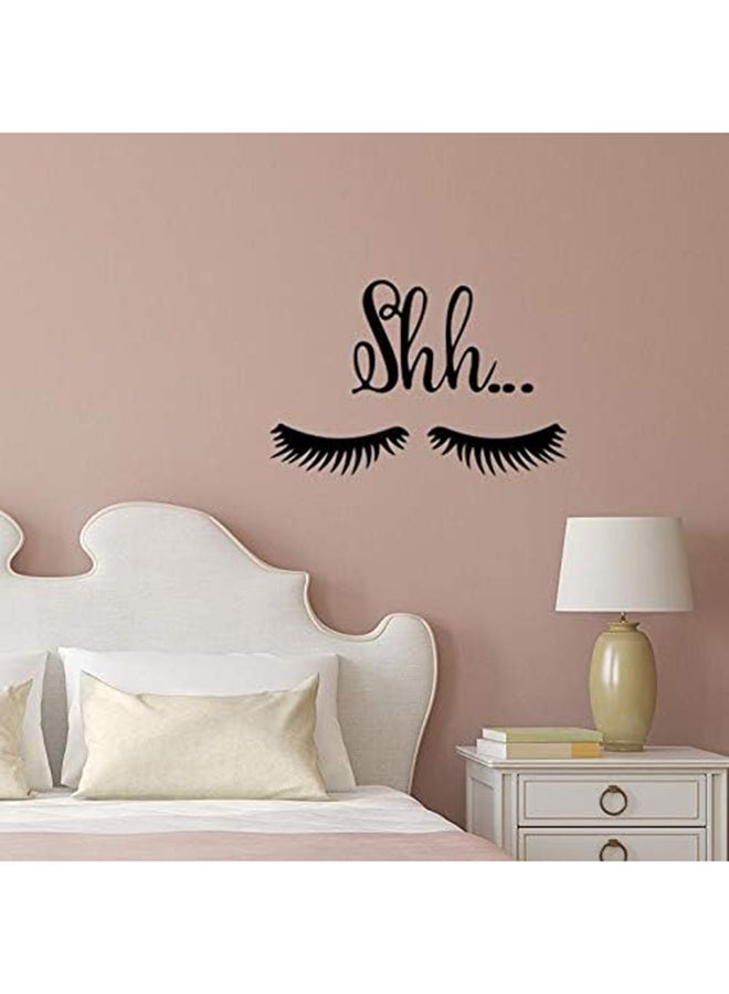 Wall Decal Black Big Eye Lashes Home Vinyl Bedroom Art Decor Wall Sticker Women Beautiful Eyes Interior Design Bedroom Sticker - Image 1