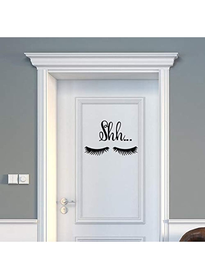 Wall Decal Black Big Eye Lashes Home Vinyl Bedroom Art Decor Wall Sticker Women Beautiful Eyes Interior Design Bedroom Sticker - Image 2