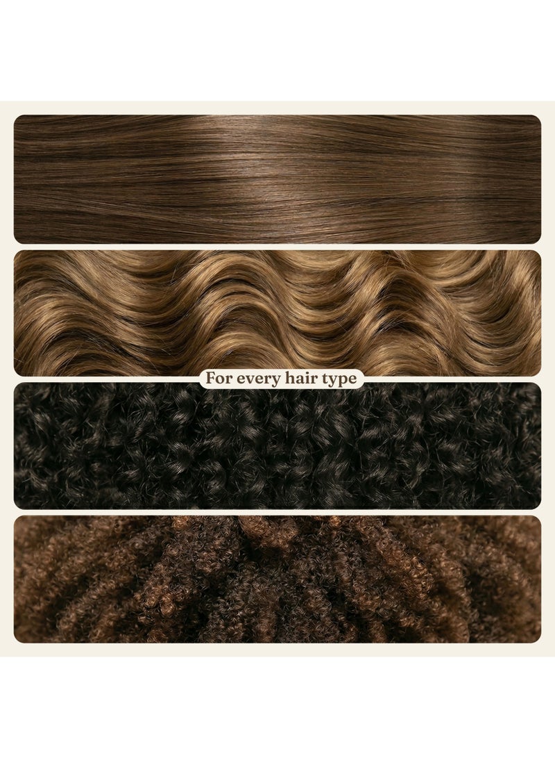 Glitters Velvet Touch Detangling Hairbrush for All Hair Types, Cream - Image 3