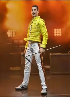 General Queen Band lead singer Freddy's 86th Magic Tour movable doll model decoration desktop decoration toy gift for family and friends  - Image 2