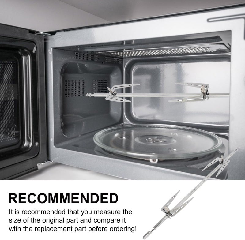 DOITOOL شوكة قلاية هوائية من الفولاذ المقاوم للصدأ للشواء، دجاج مشوي، والطهي المنزلي - 13.46 بوصة أسياخ للشواء مجموعة أدوات الطهي المعدنية - Image 3