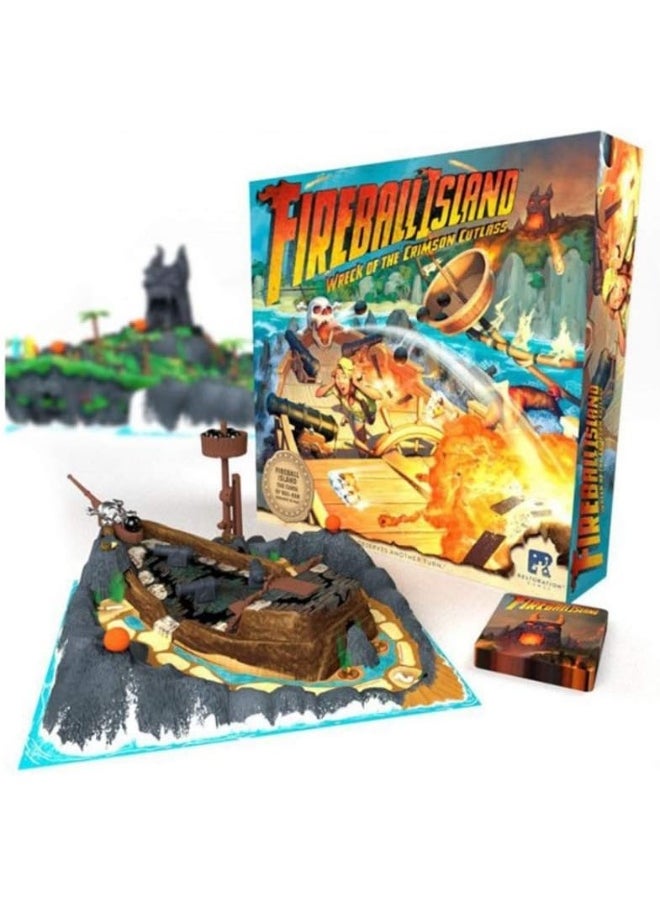 Restoration Games Fireball Island: The Curse Of Vul Kar - Wreck Of Crimson Cutlass  - Image 5