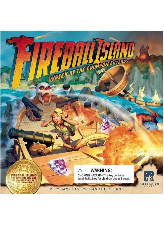 Restoration Games Fireball Island: The Curse Of Vul Kar - Wreck Of Crimson Cutlass  - Image 2