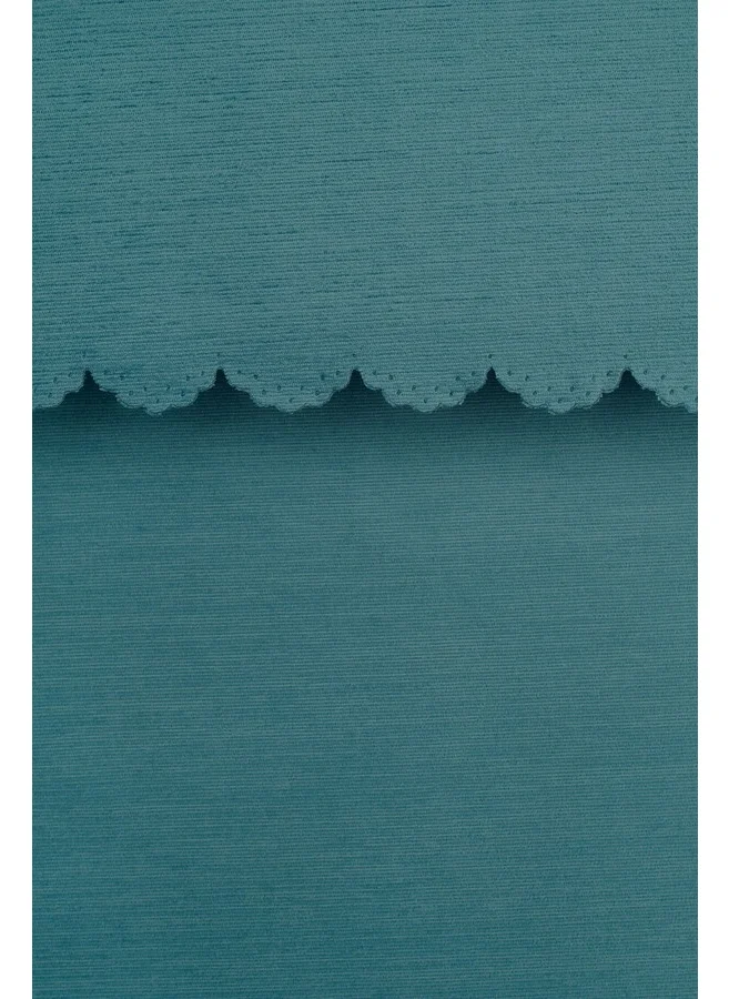 فافورا Chenille Sofa Cover - Turquoise