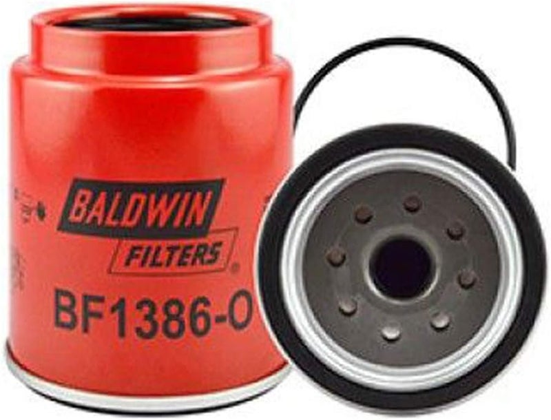 Baldwin Filters BF1386-O Fuel Filter - Spin-On Design, 5-3/16 x 4-1/4 x 5-3/16 In.