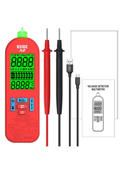 BSIDE A2 Mini Smart Digital Multimeter Auto Range 5999 Counts NCV Universal Meter