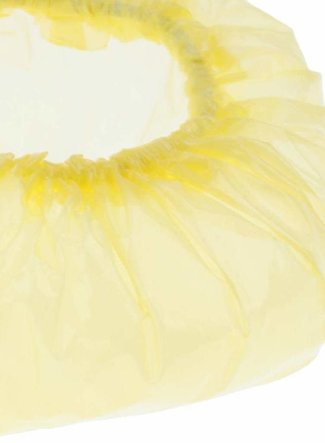 FRECI 100pcs Disposable Ear Covers Kids Baby Boys Girls Disposable Bath Shower Ear Protectors Caps for Hair Dye, Shower, Bathing - Yellow - Image 3