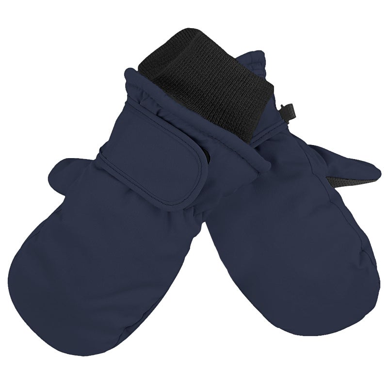 American Trends Toddler Mittens Boys Snow Waterproof Ski Mitten Fleece Warm Winter Kids Gloves for Baby Boy Girl Navy M - Image 2